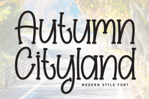 Autumn Cityland: A Modern Serif for Editorial Clarity
