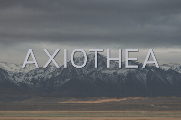Axiothea: A Modern Sans Serif Typeface for Digital Clarity and Charm