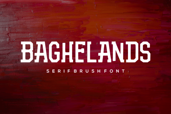 Baghelands: A Bold Sans Serif Display Font for Digital Design