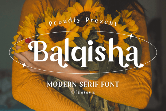 Balqisha: A Playful Serif Font That Feels Like Handmade Magic