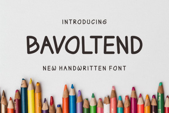 Bavoltend Font: A Bold Handwritten Typeface for Digital Branding