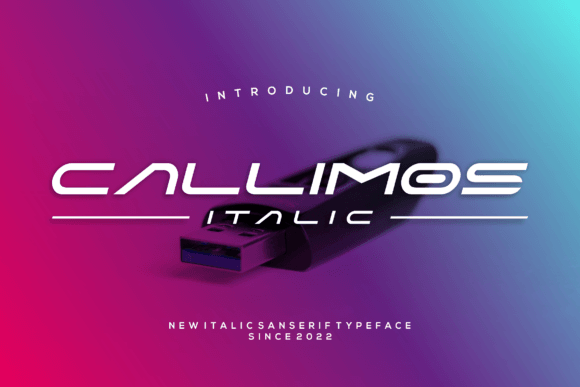 Callimos Italic: A Futuristic Sans Serif for Scroll-Stopping Campaigns