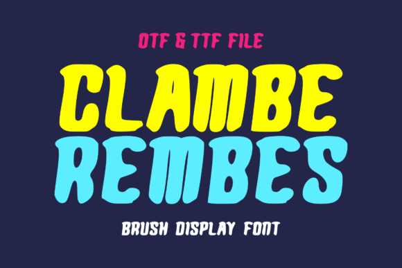 Clamberembes: A Bold Display Font for Scroll-Stopping Marketing
