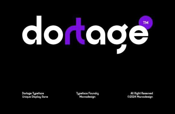 Dortage: A Minimalist Sans Serif for Editorial Clarity