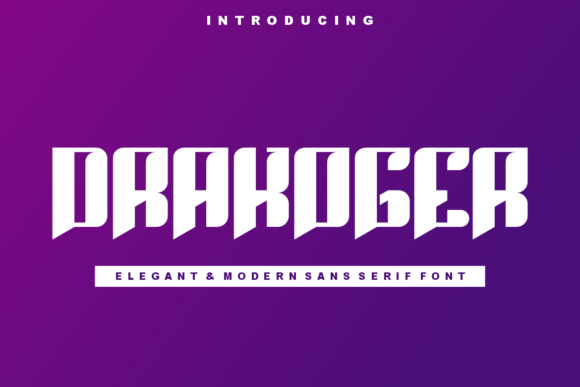 Drakoger: A Bold Serif Font That Elevates Real Small Business Branding