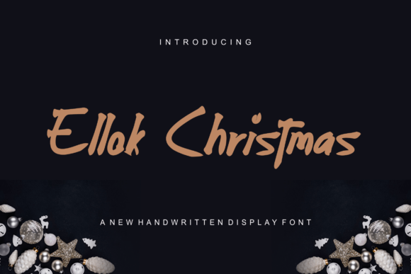 Ellok Christmas Font: Bold, Festive & Scroll-Stopping