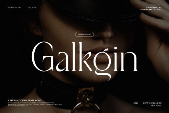 Galkgin: A Modern Serif Font That Just Works