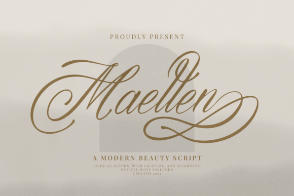 Maelten: A Refined Script Font for Modern Brand Identity