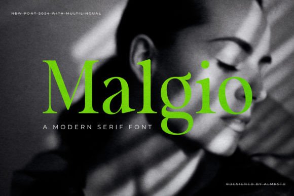 Malgio: A Modern Serif Font for Handmade Brands