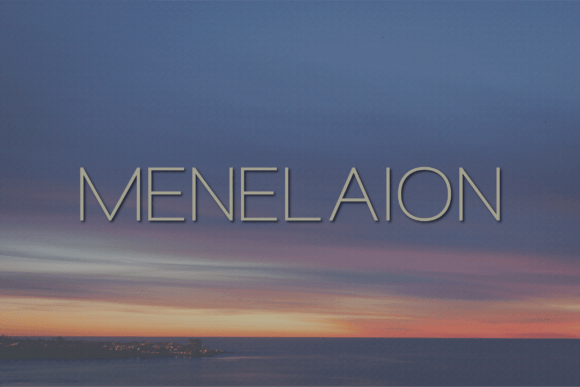 Menelaion: A Classy Sans Serif Font for Handmade Brands
