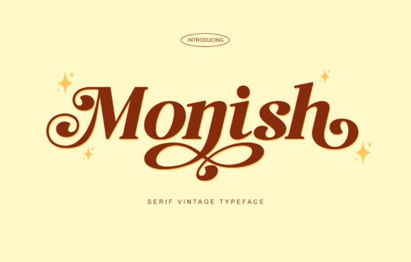 Monish: A Serif Font That Elevates Handmade Design