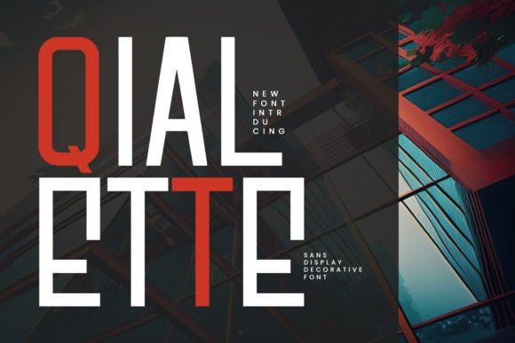 Qialette: A Thoughtful Display Font for Editorial Calm