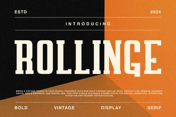 Rollinge: A Slab Serif That Anchors Editorial Calm