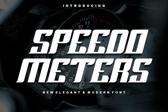 Speedo Meters: A Bold Serif Font That Cuts Through the Feed