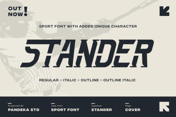 Stander: A Decorative Font That Delivers Energy in Every Headline