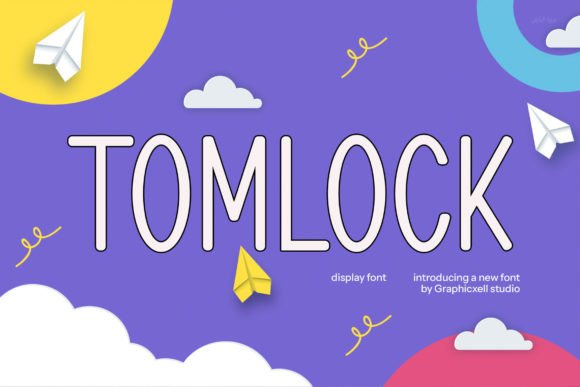 Tomlock: A Bold Sans Serif Font for Campaign Headlines