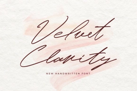 Velvet Clarity: A Signature Script Font That Elevates Your Brand