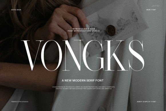 Vongks: A Serif Font That Elevates Real Small Business Branding
